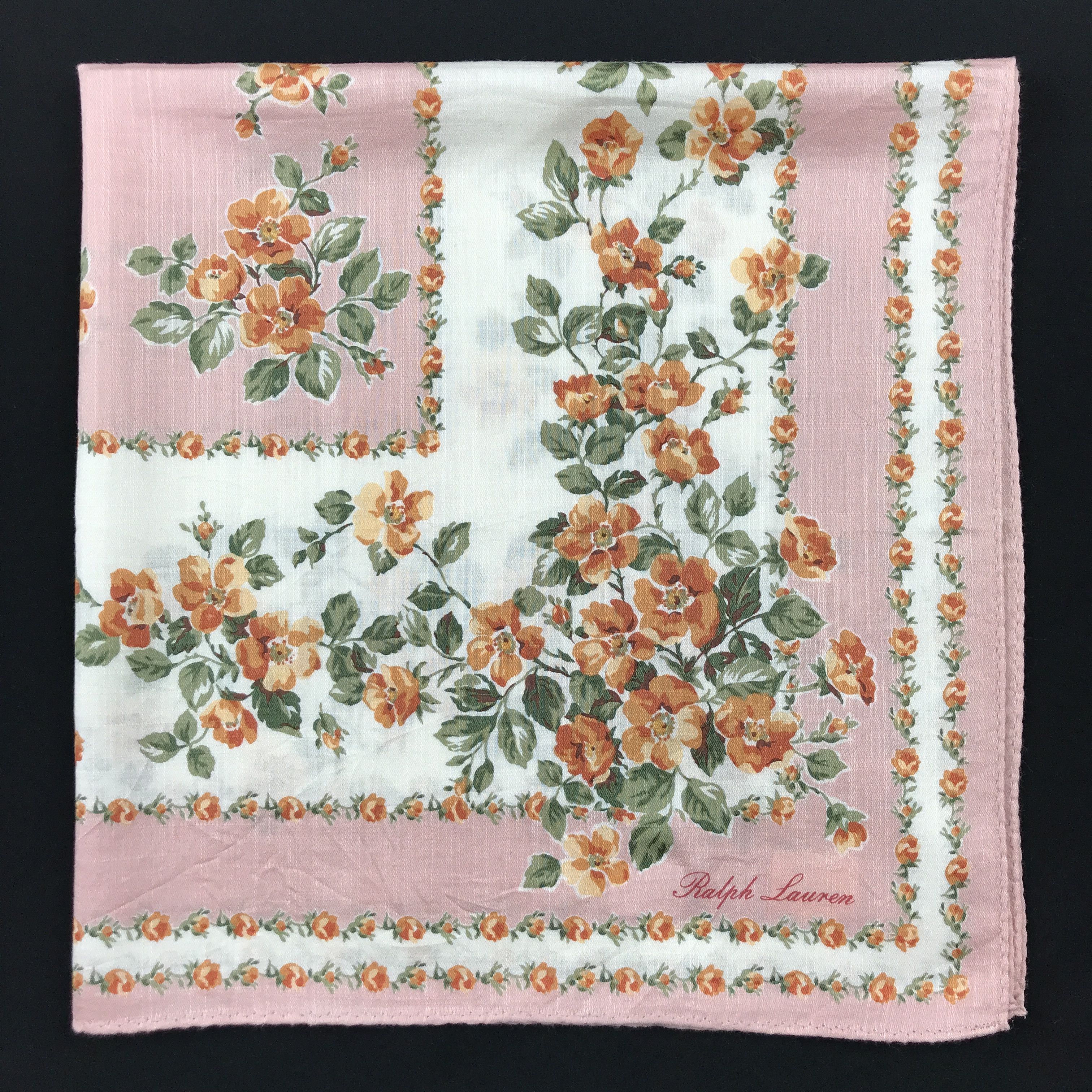 Designer × Ralph Lauren × Vintage Vintage Ralph Lauren Bandana Neckerchief Handkerchief Size ONE SIZE - 2 Thumbnail