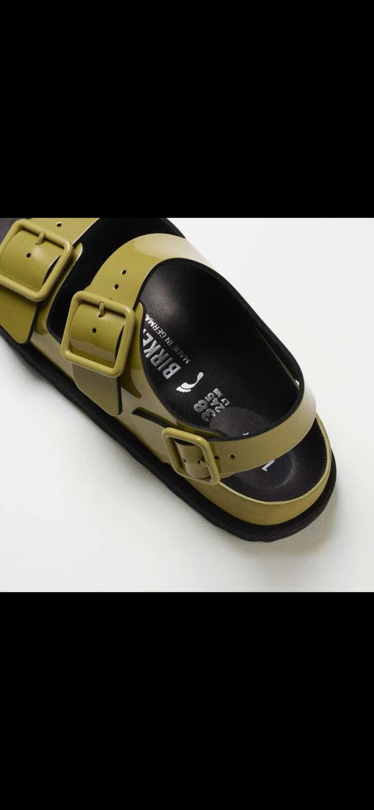 Birkenstock Birkenstock 1774 Milano Patent Leather EU 40 Olive $440 Size US 7 / EU 40 - 5 Thumbnail