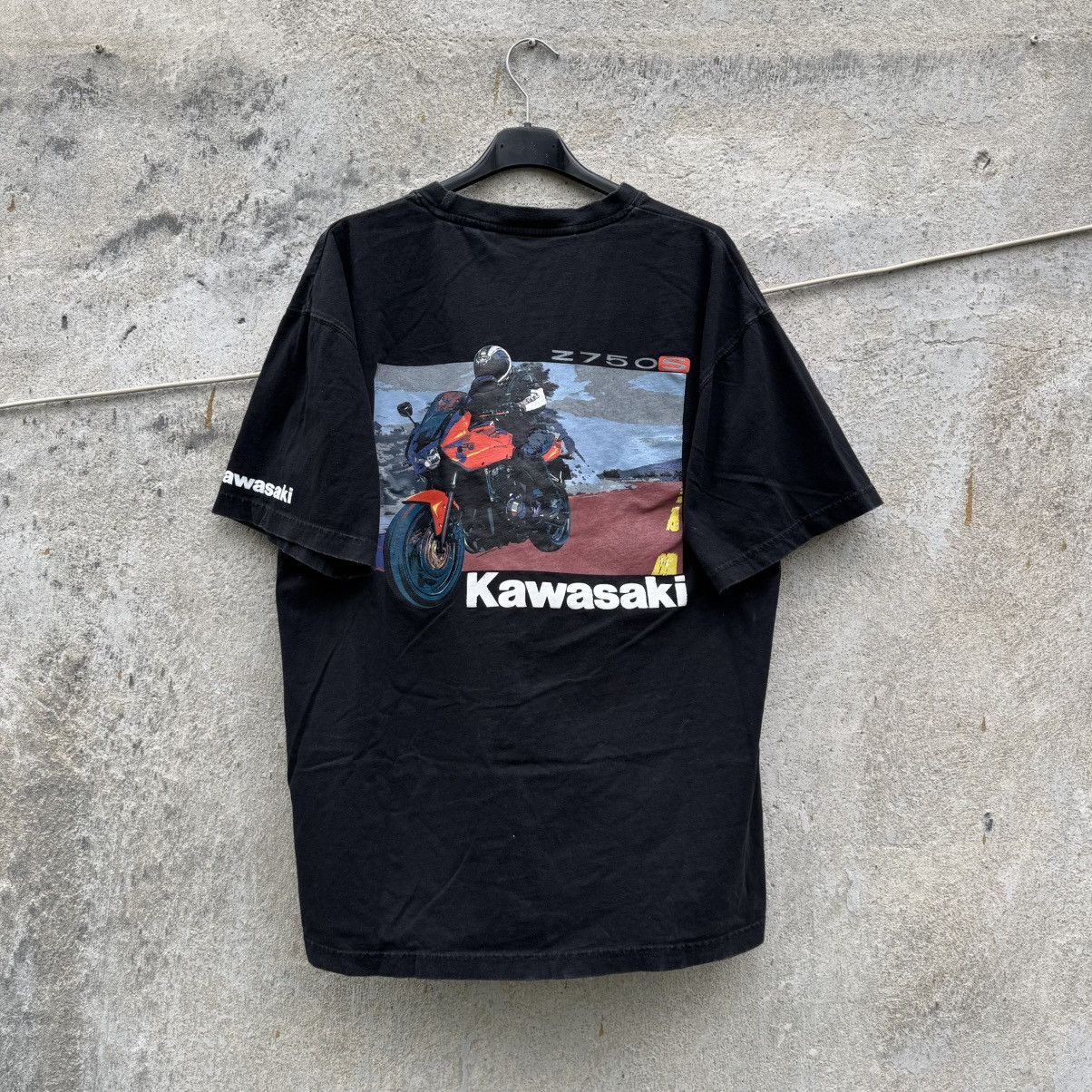 Other 00s Kawasaki Japanese Motorsport Tshirt y2k Racing Enduro Size US L / EU 52-54 / 3 - 6 Thumbnail