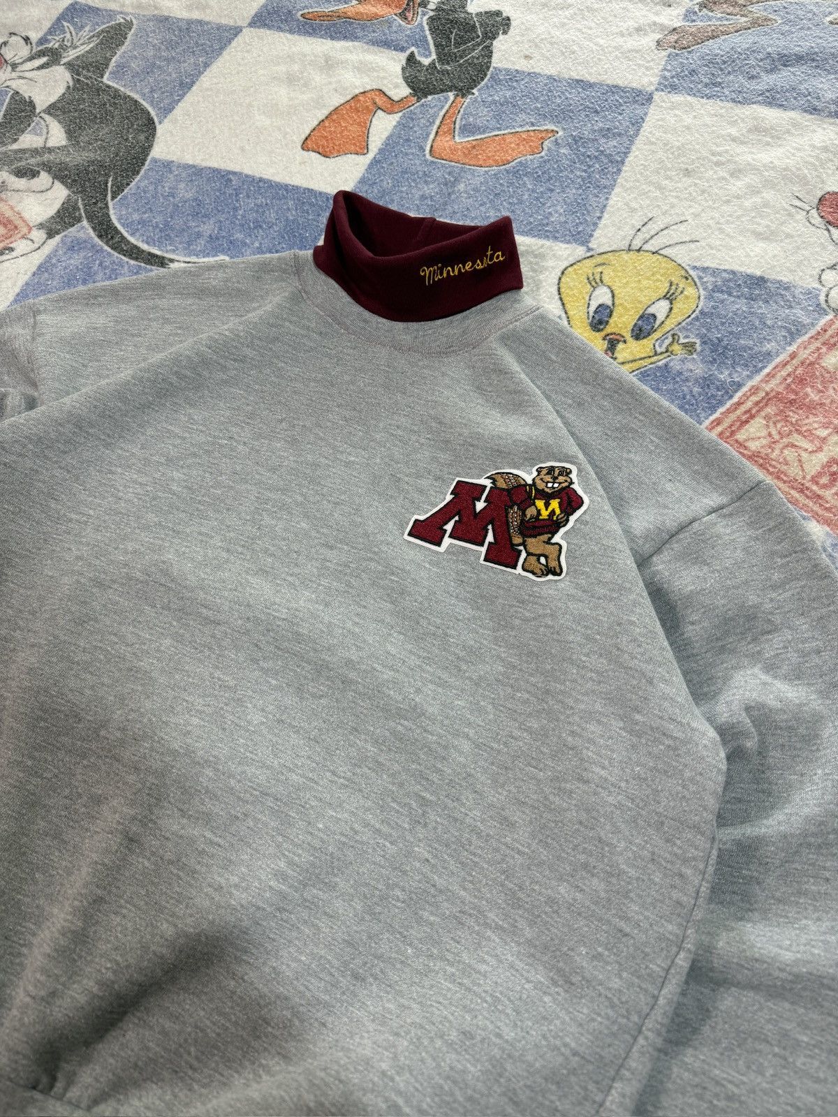NCAA Vintage minnesota gophers turtleneck sweatshirt Size US XXL / EU 58 / 5 - 2 Thumbnail