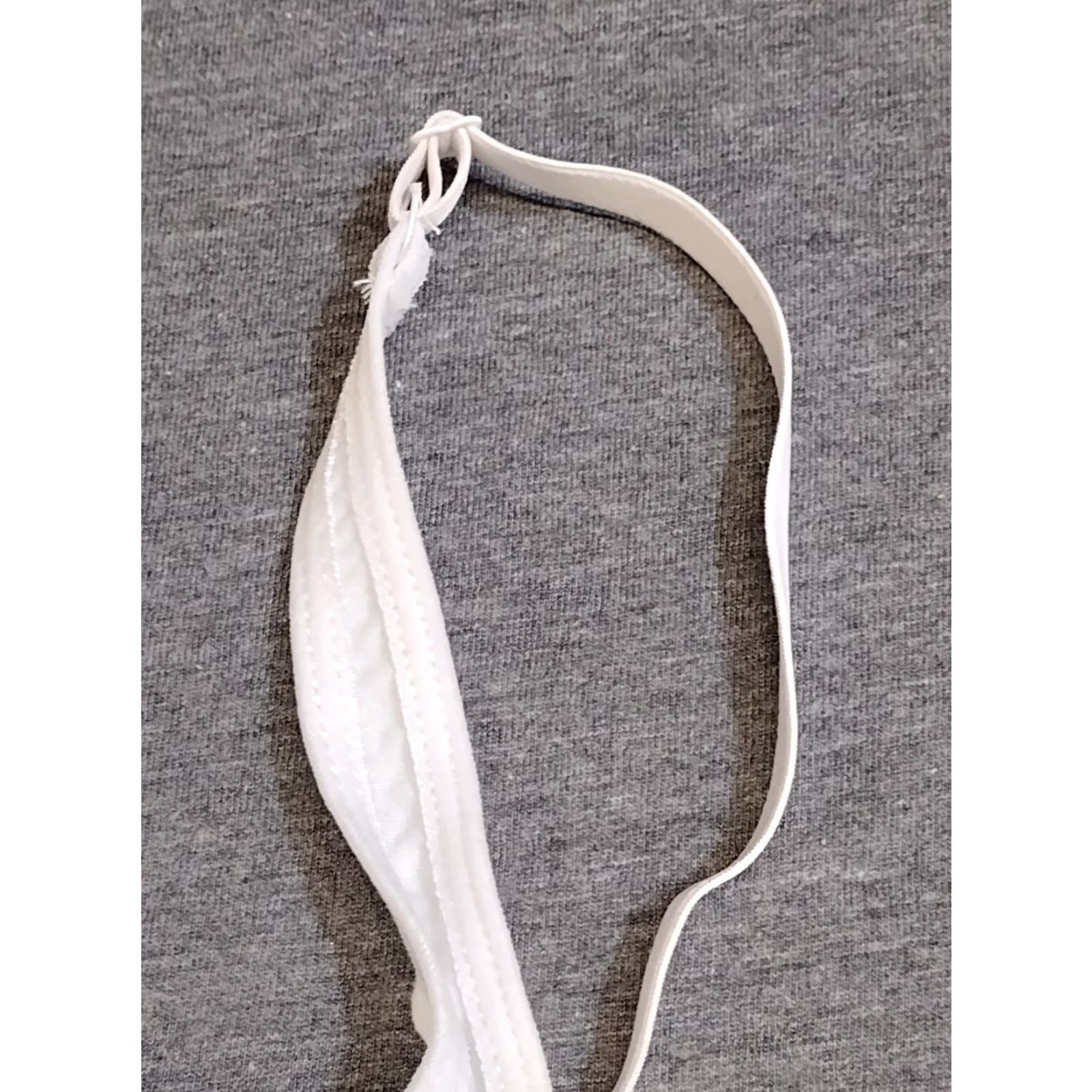 Vintage Spade Bra Women's White Love Logo Bra Size 30 Style 3330 Bralette Adjustable Strap Wireless One Size Cup 30 Logo Love Shirt? Size ONE SIZE - 4 Thumbnail
