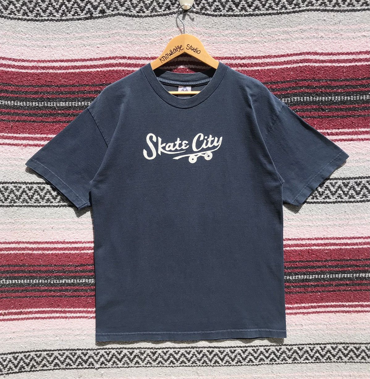 💥Distressed💥Y2K Vintage Skate City Shirt Skateboard