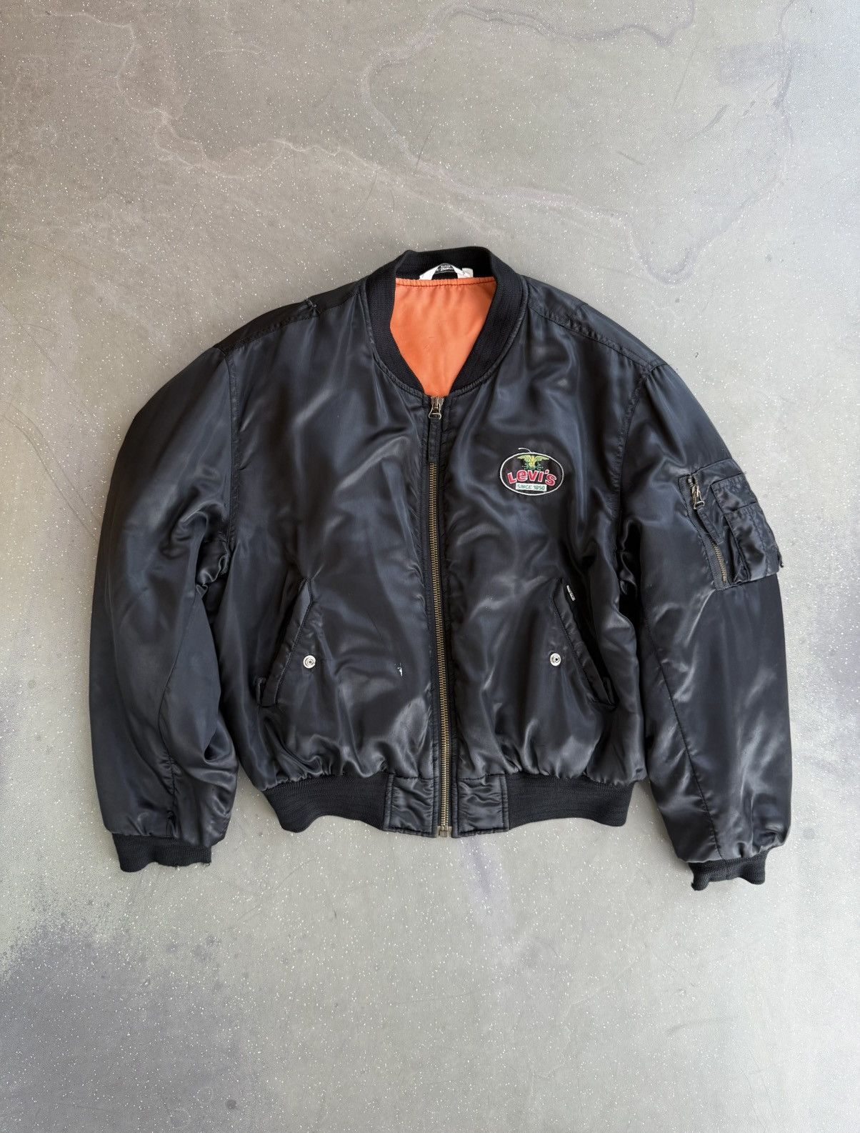 Levi’s black Bomber MA-1