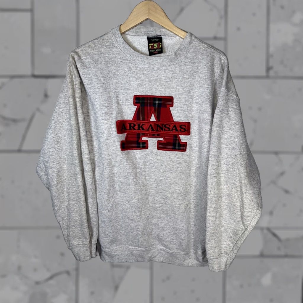 Vintage VTG TSI STURDY WEIGHT SWEATSHIRT Mens L Gray USA Pullover Sweatshirt Size US L / EU 52-54 / 3 - 1 Thumbnail