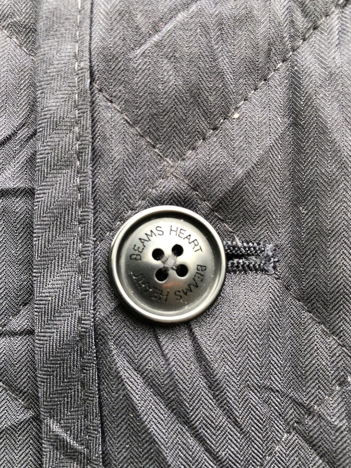 Vintage Beams Heart Diamond Quilted Thermoregulated Jacket