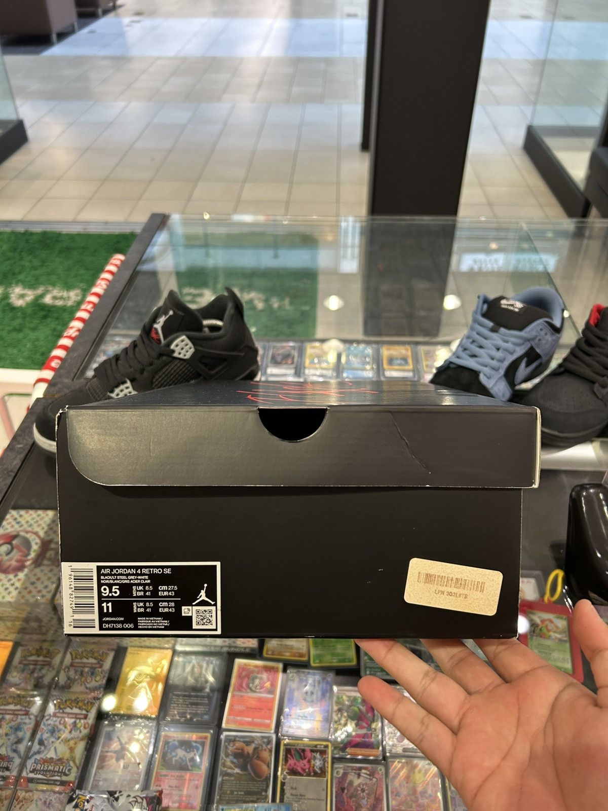 Jordan Brand Jordan 4 black canvas Size US 9.5 / EU 42-43 - 11 Thumbnail