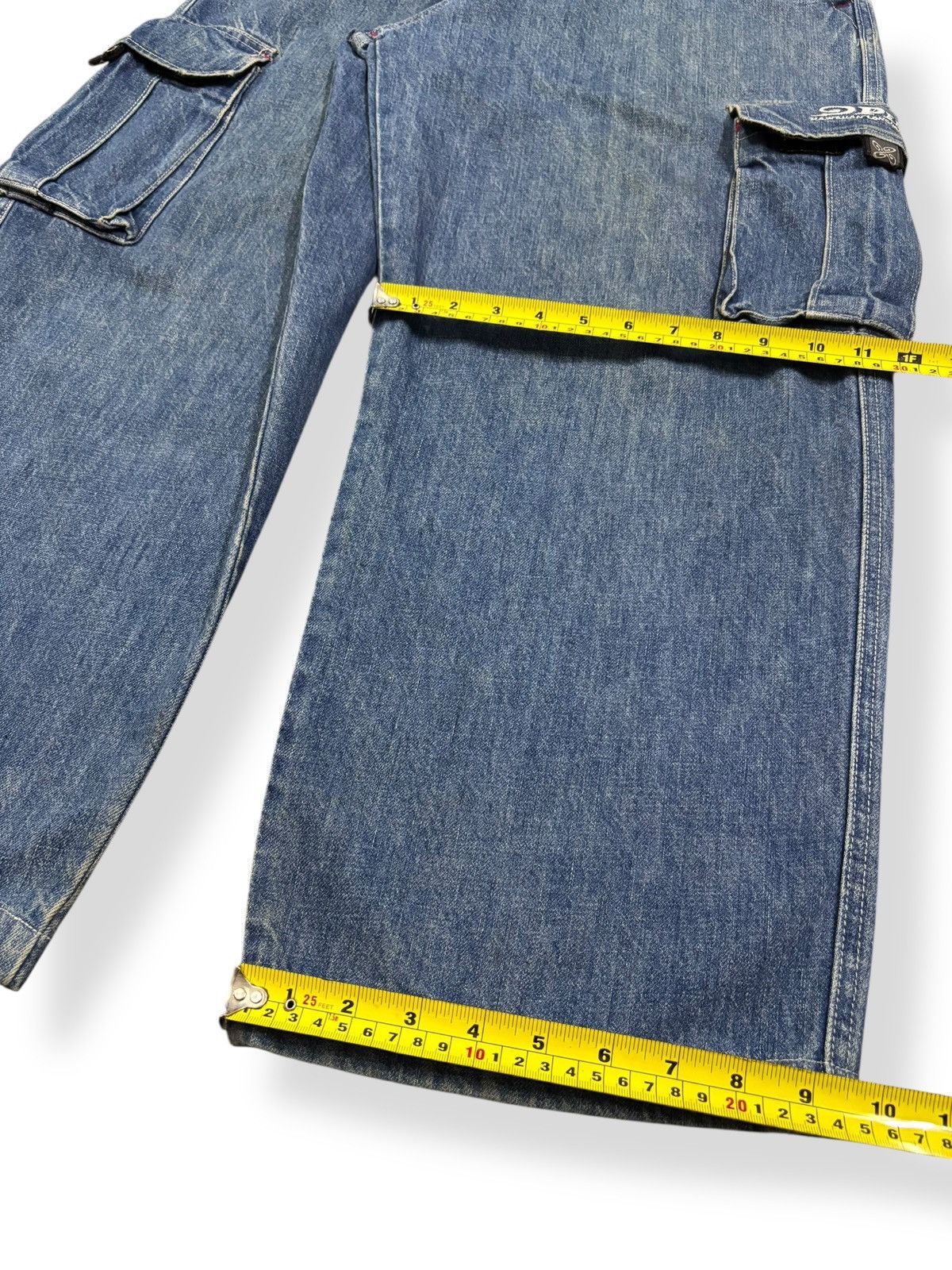 JNCO Vintage Y2K Japanese Brand Piko Baggy Cargo Jeans Size US 29 - 15 Thumbnail