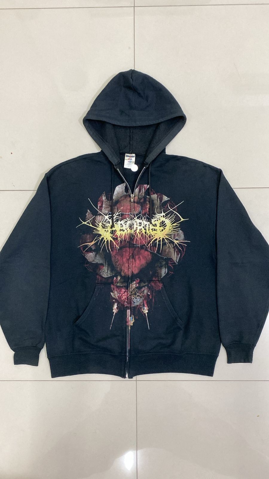 Band Tees Vintage Aborted Engineering the Dead hoodie death metal Size US L / EU 52-54 / 3 - 1 Thumbnail