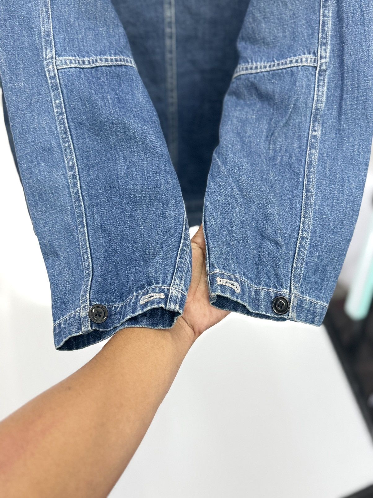 Schott 🔥 SCHOTT N.Y.C Amekaji Japan Denim Style Chore Jacket - L Size US L / EU 52-54 / 3 - 18 Thumbnail