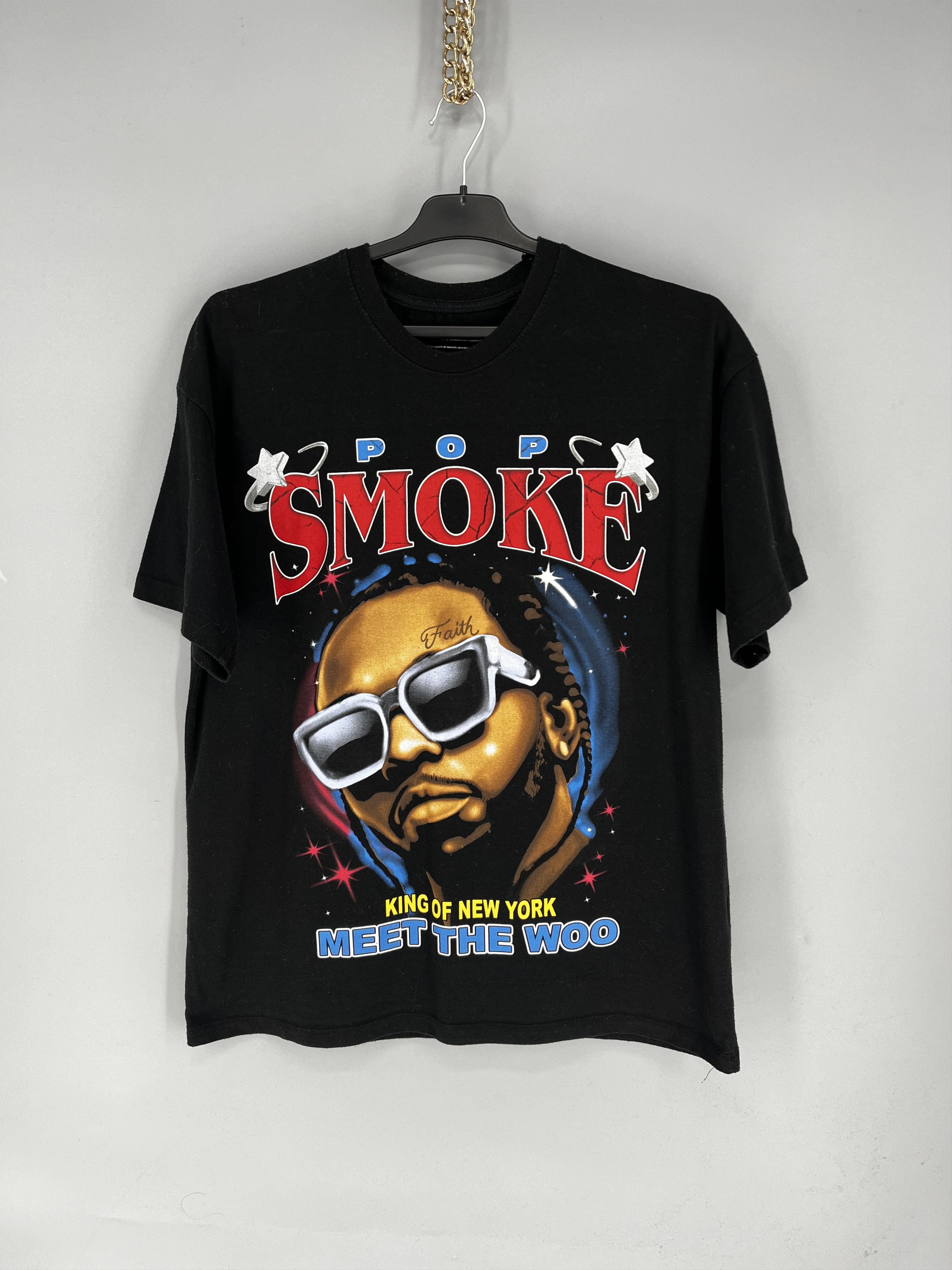 Band Tees Vintage Y2K Pop Smoke King Of New York T-Shirt Rap Size US M / EU 48-50 / 2 - 1 Thumbnail