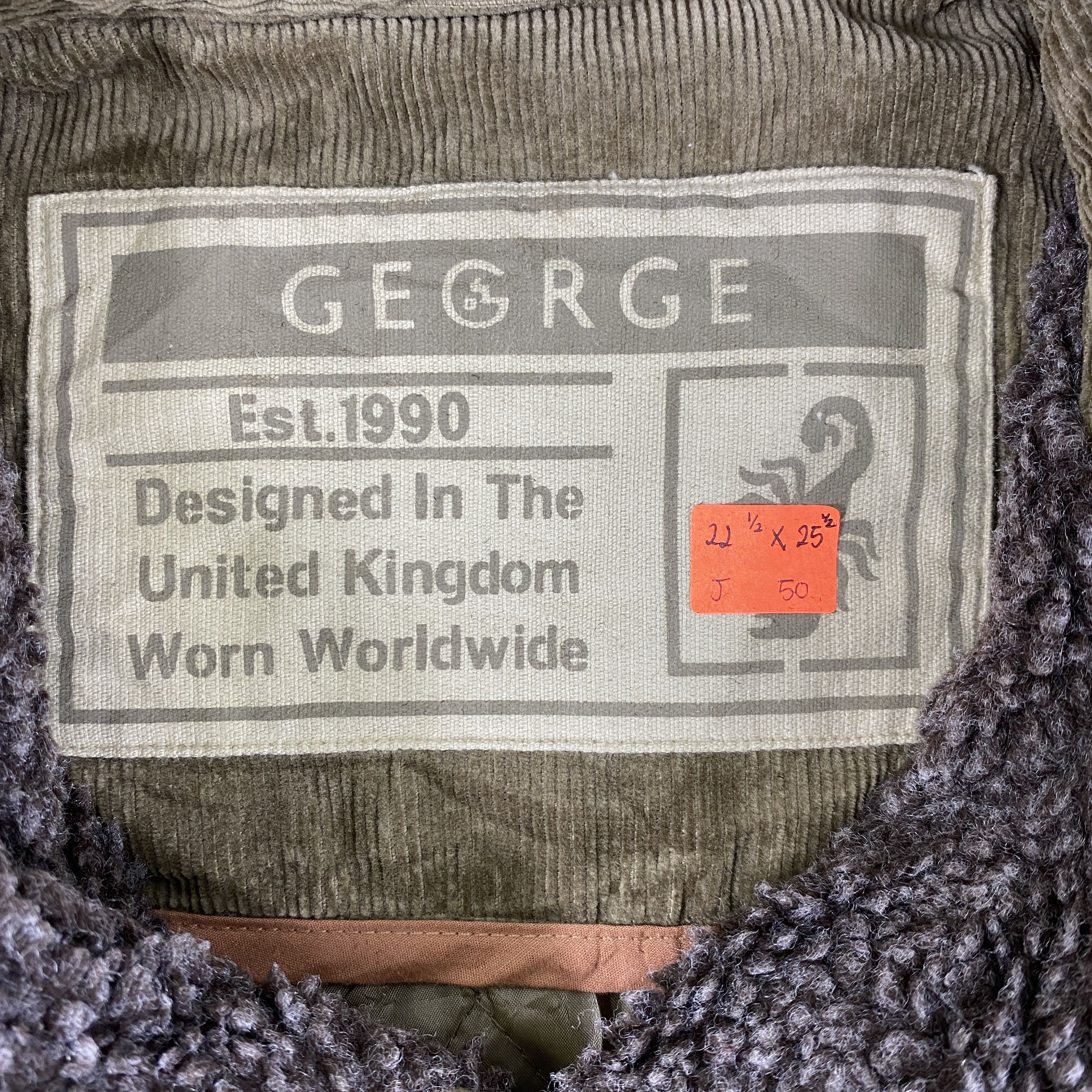 George Vintage Geoge Corduroy Jacket -J050 Size US M / EU 48-50 / 2 - 12 Thumbnail
