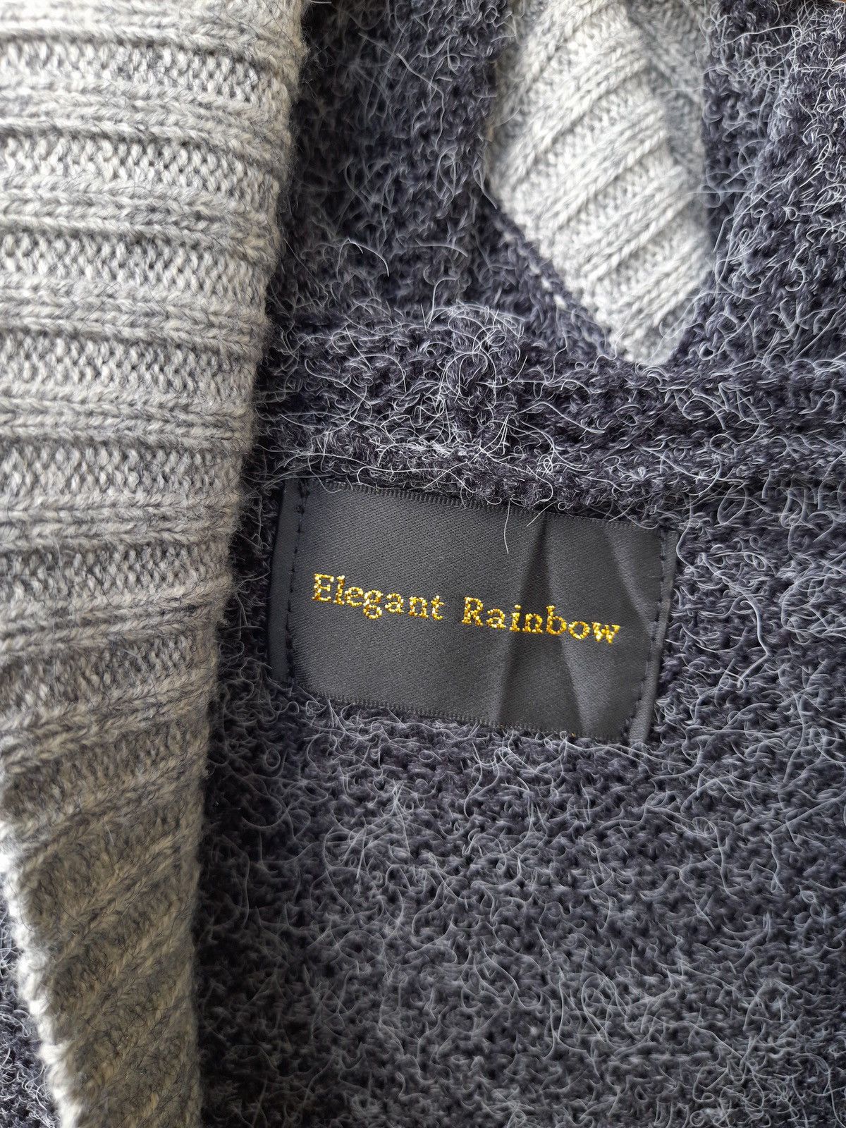 Japanese Brand Vintage Knit Hoodie Vest Elegant Rainbow Grunge Layering Y2K Size US M / EU 48-50 / 2 - 8 Thumbnail