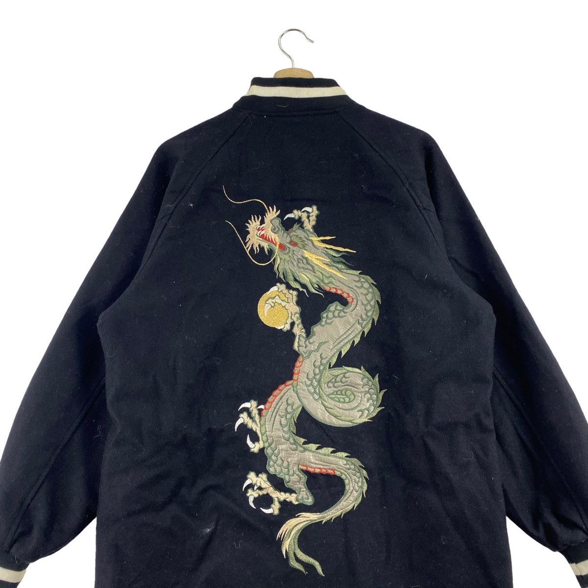 Japanese Brand BILVIE Japanese Brand Embroidered Dragon Design Sukajan Size US L / EU 52-54 / 3 - 2 Thumbnail