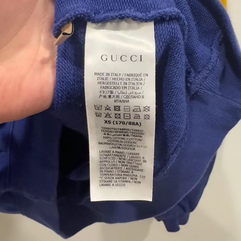 Gucci Gucci Blue old logo hoodie 2502-Nextarrow Size US XS / EU 42 / 0 - 4 Thumbnail