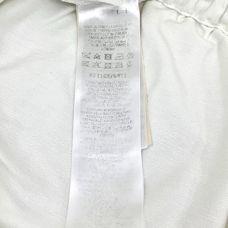 Gucci Gucci White double-pocket lapel short-sleeved zipper workwe Size S / US 4 / IT 40 - 7 Thumbnail