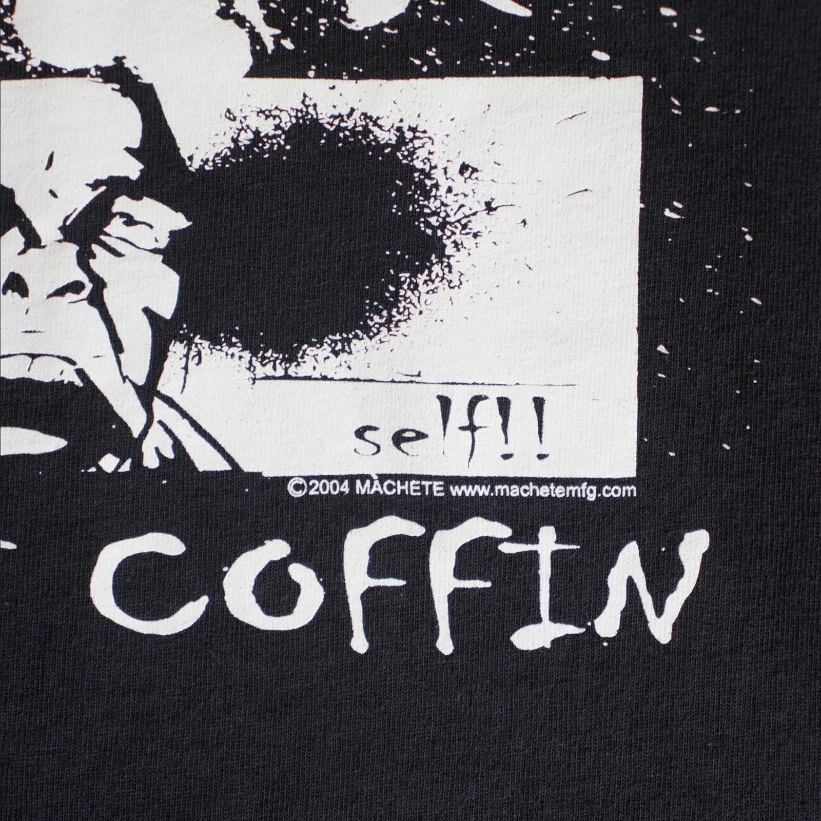 Vintage 2004 A Global Threat Get In The Coffin Tee Size US M / EU 48-50 / 2 - 2 Thumbnail