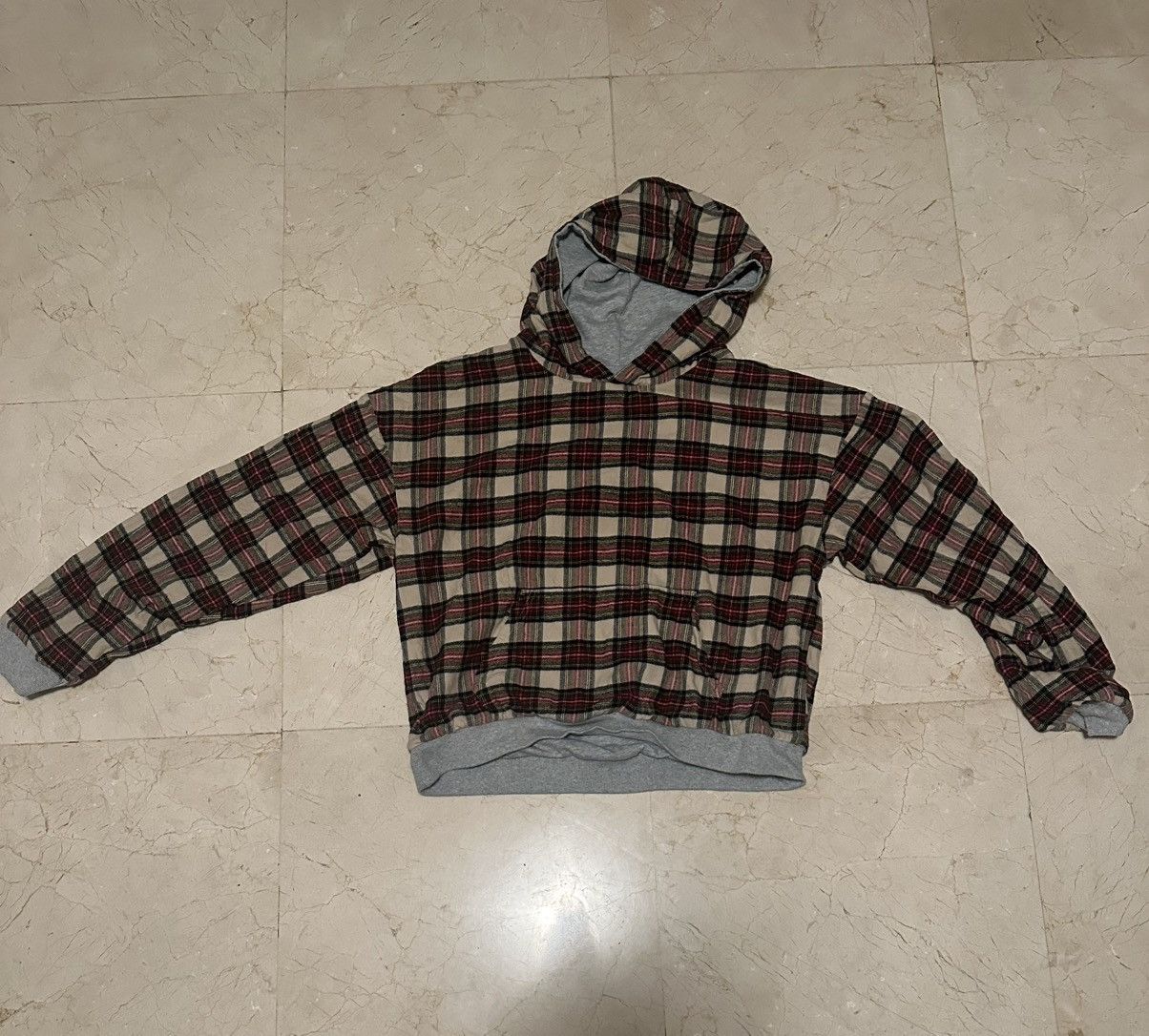 Other Hawthorn Goods Gray/Red Checkered Reversible Hoodie Size US M / EU 48-50 / 2 - 1 Thumbnail
