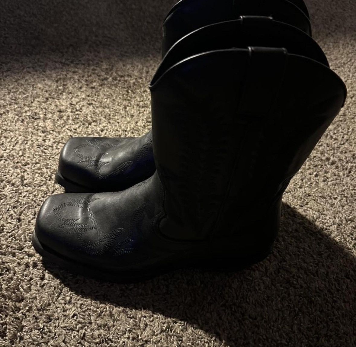 Zara Leather Cowboy boots Size US 10.5 / EU 43-44 - 3 Thumbnail
