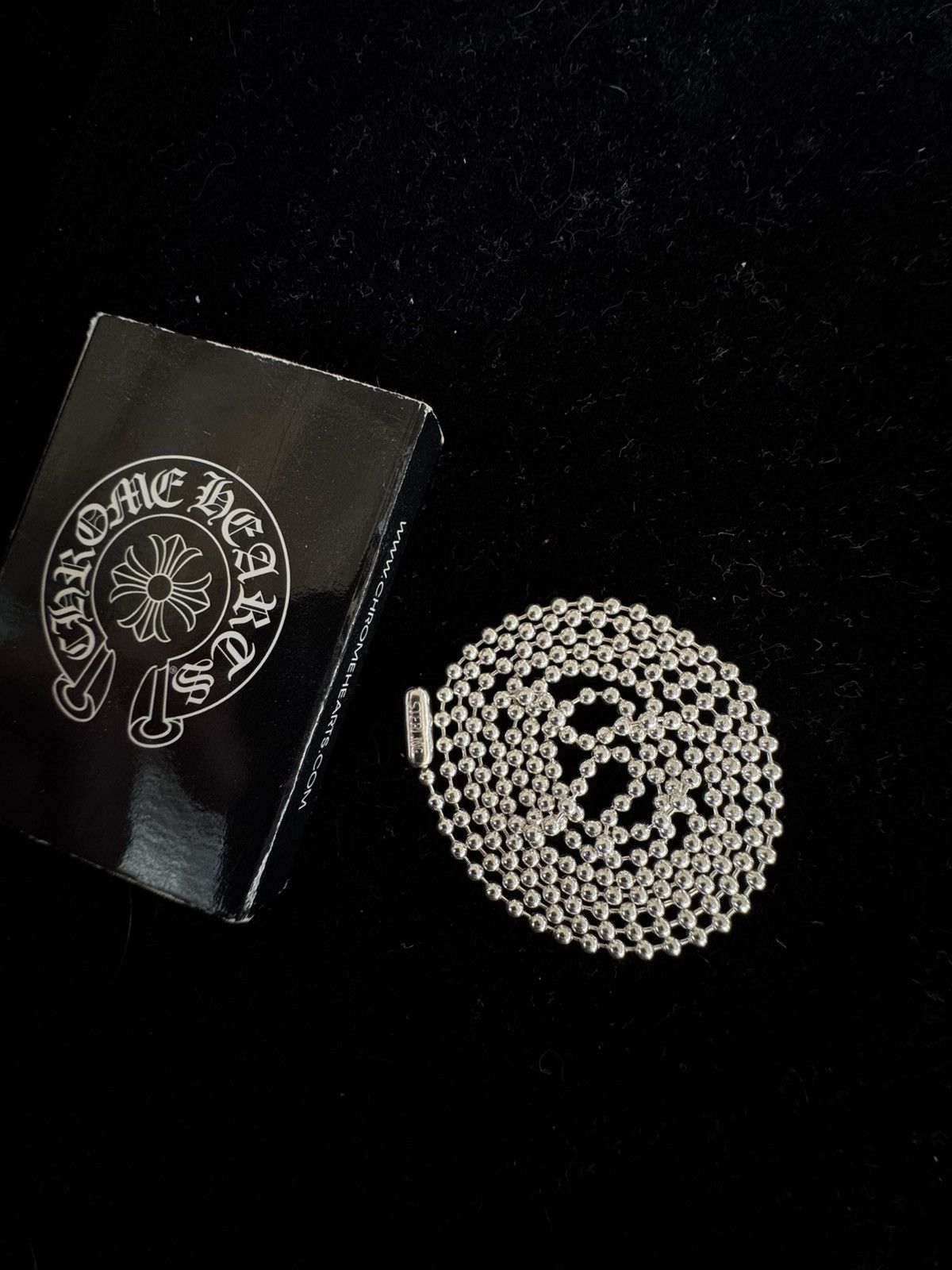 Chrome Hearts 30 Inch Ball Chain Necklace | Grailed