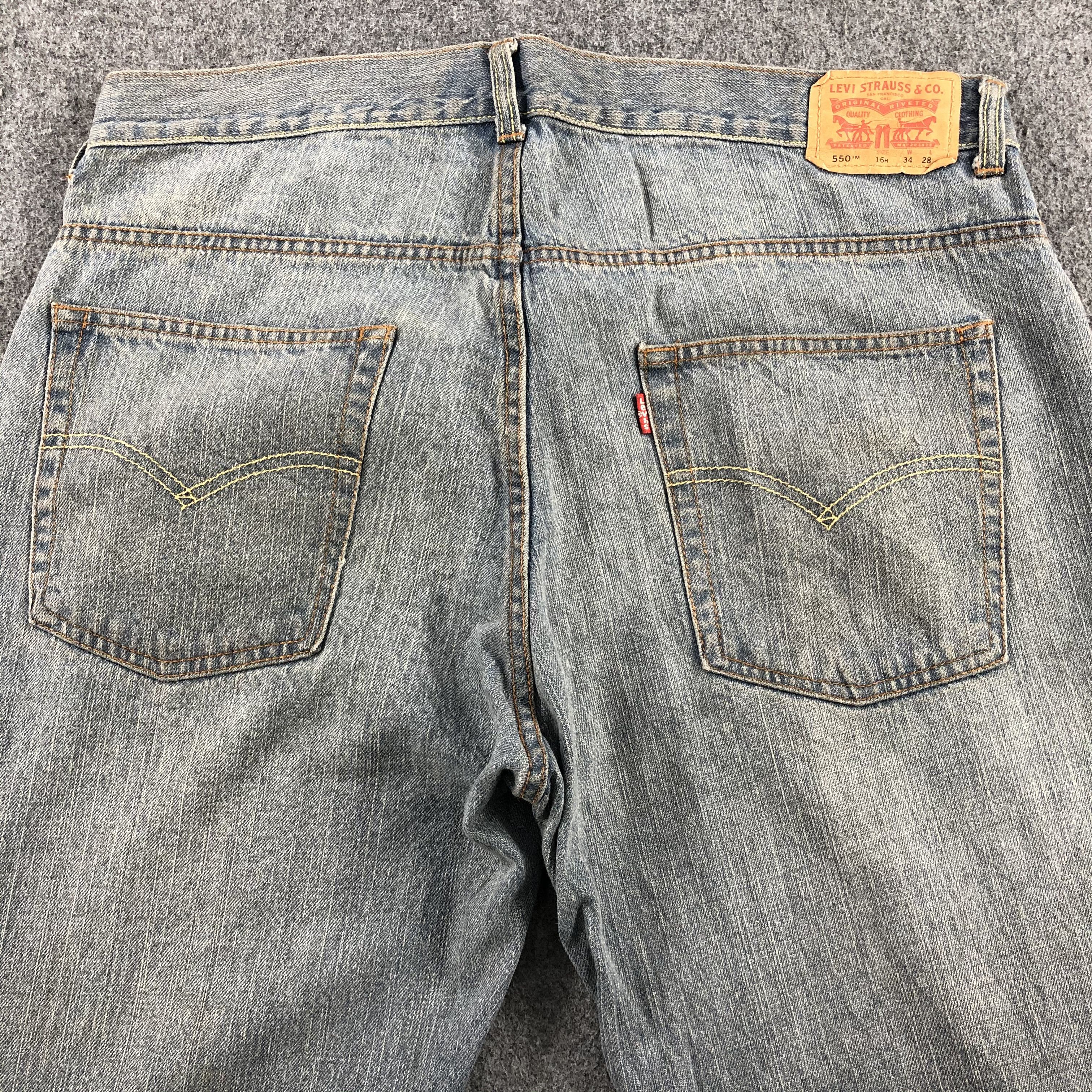Levi's Vintage Levis 550 Earth Tone Jeans-J1505 Size US 36 / EU 52 - 4 Thumbnail