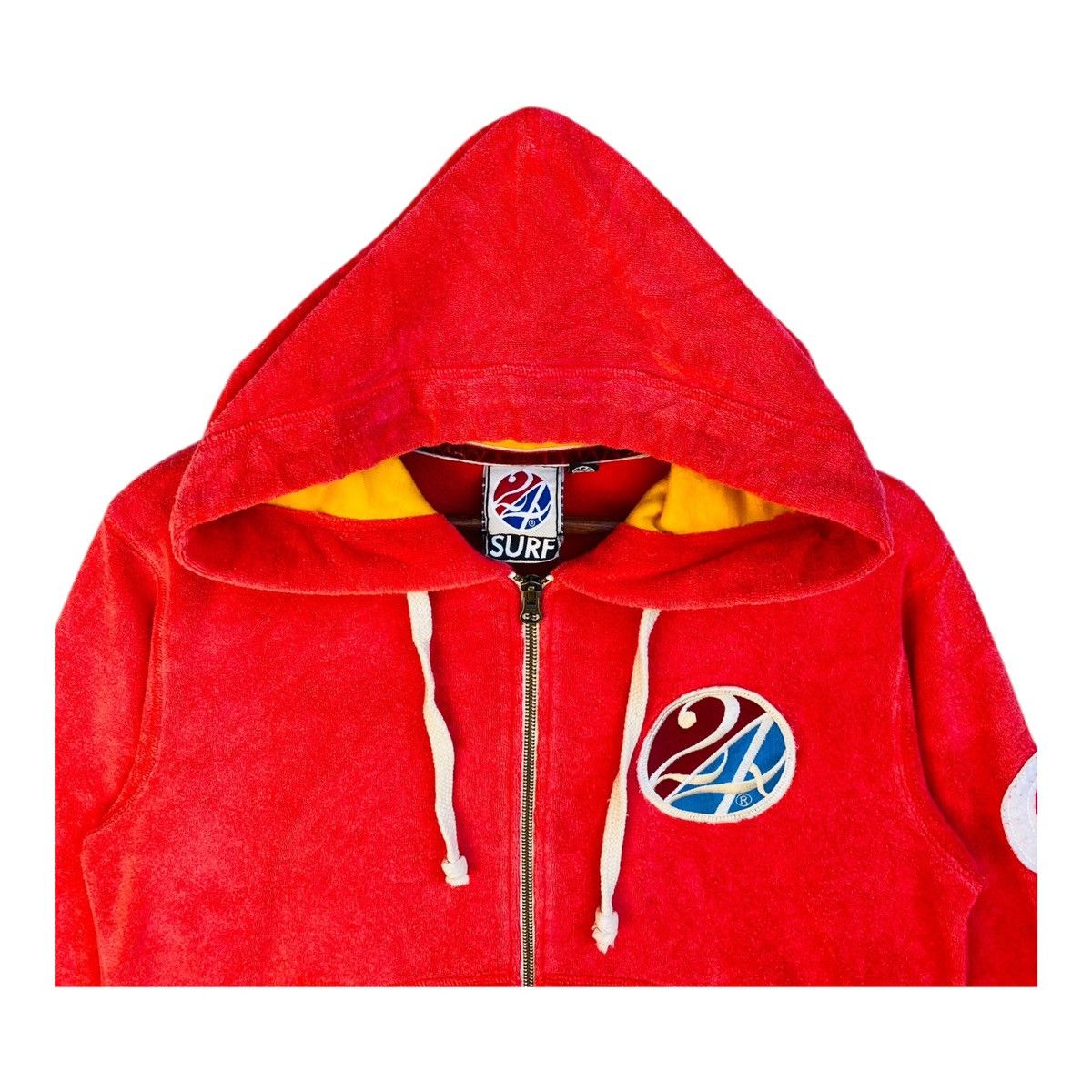 Sun Surf Vintage 24Karats Surf Fleece Hoodie Fullzip Big Logo Size M Size US M / EU 48-50 / 2 - 3 Thumbnail