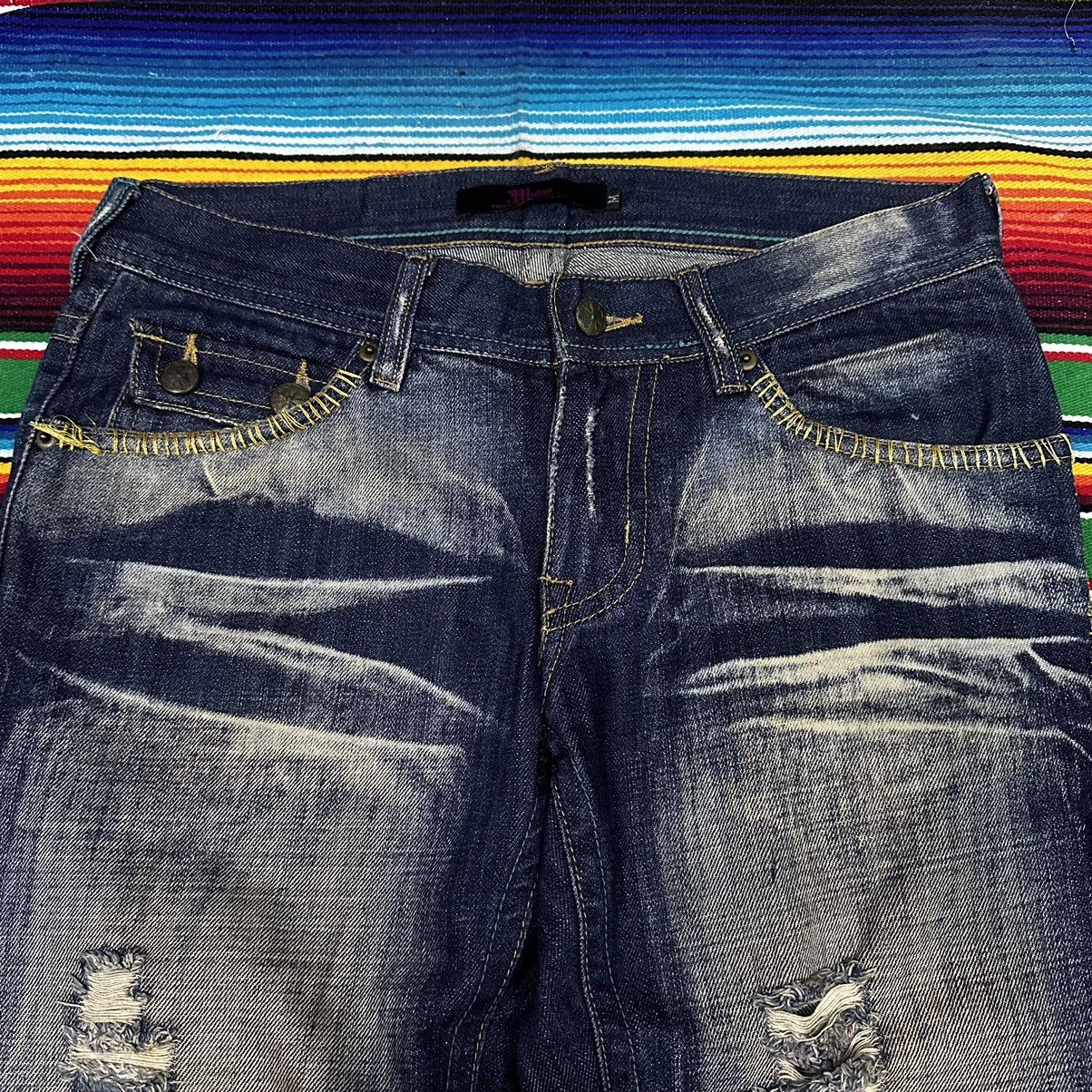 Kapital 💥Distress Denim💥 Japanesebrand Midas Crazy Design💥 Size US 32 / EU 48 - 11 Thumbnail