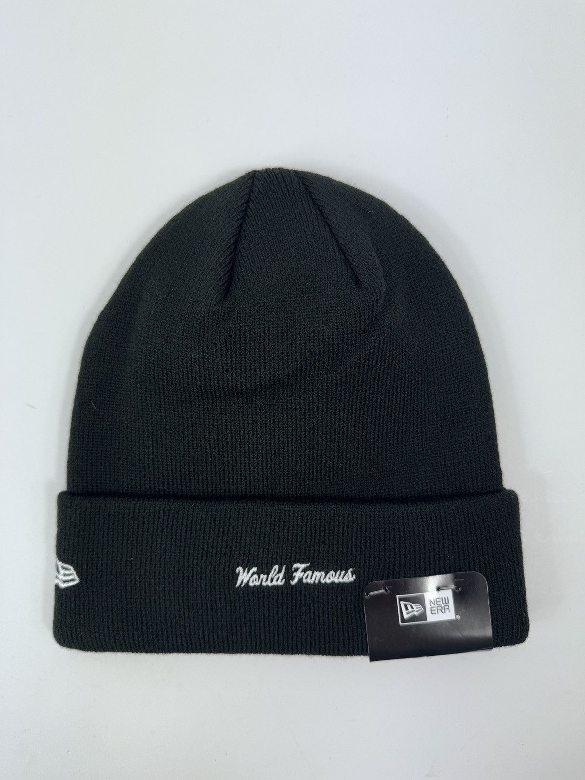 New Era × Supreme BLACK BOX LOGO BEANIE Size ONE SIZE - 2 Thumbnail