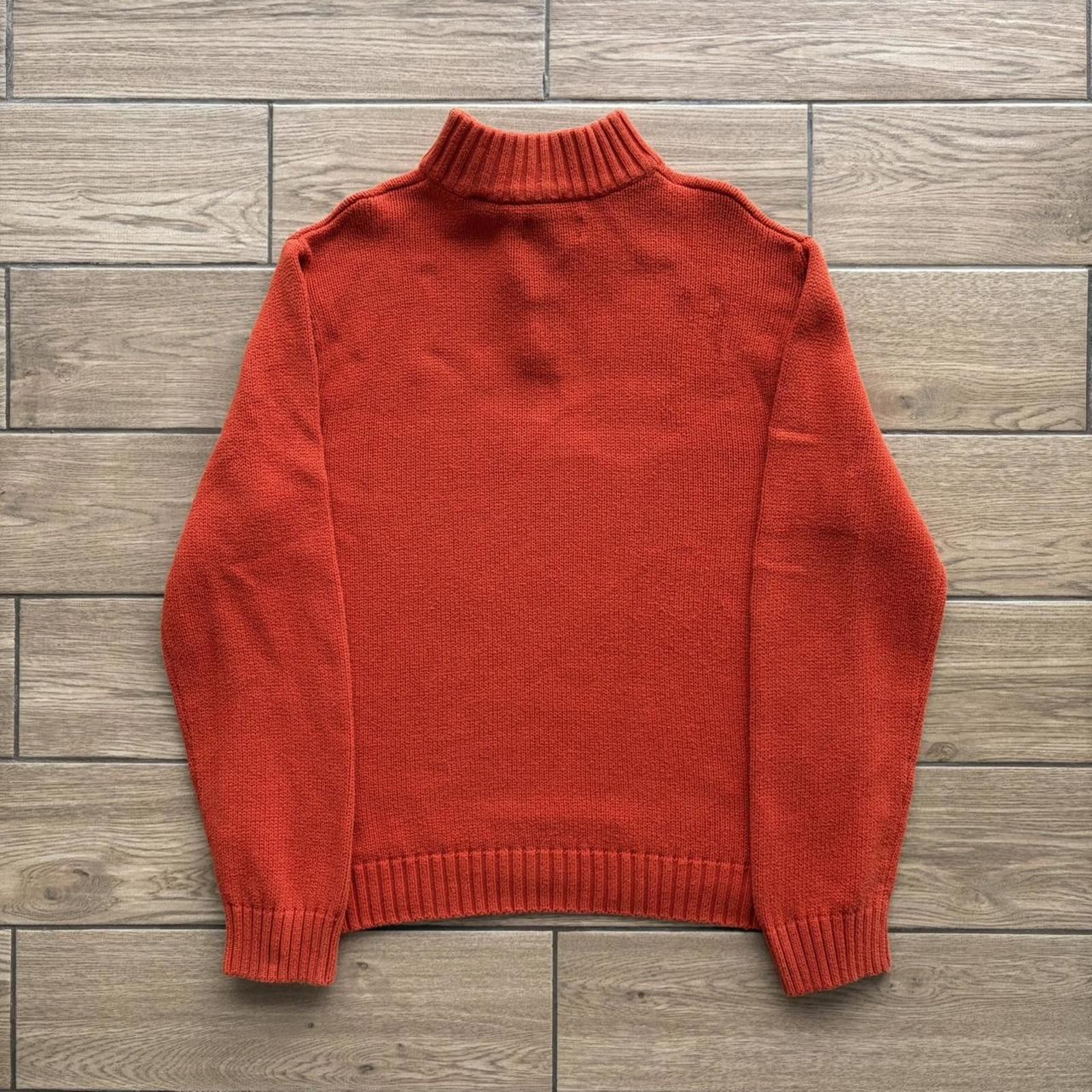Chaps Vintage Orange Chaps Knit Quarter Zip Sweater Size US XL / EU 56 / 4 - 7 Thumbnail