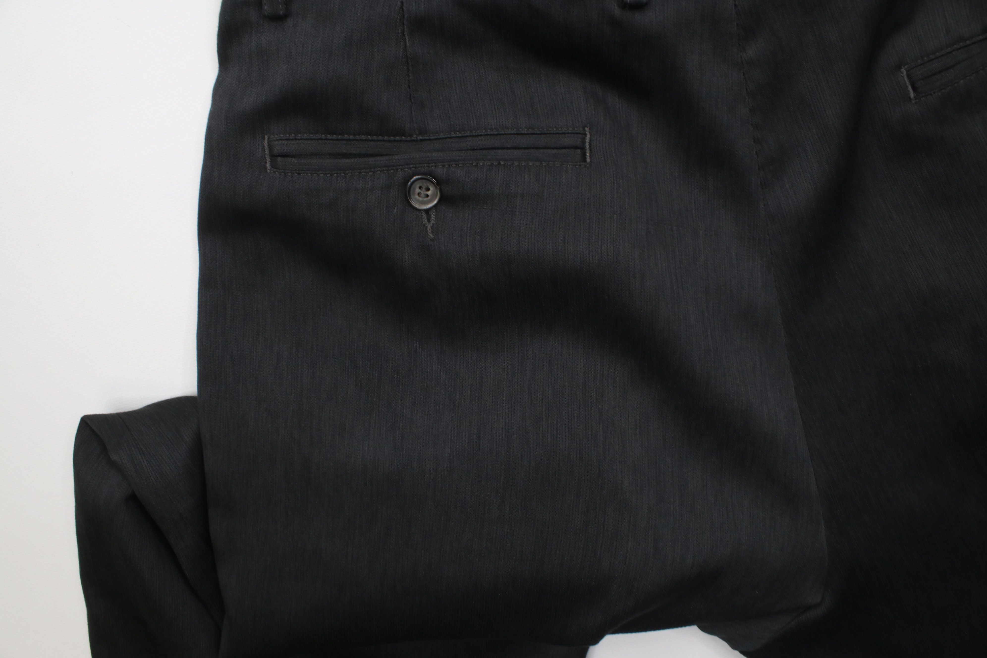 Vintage Vintage 90s Streetwear Wide Leg Chino Pants Charcoal Gray Size US 36 / EU 52 - 13 Thumbnail
