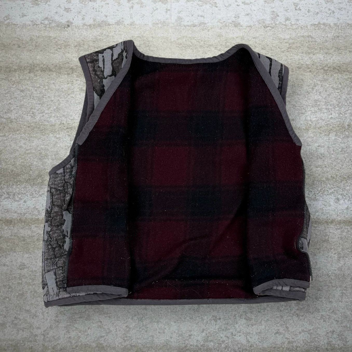 Vintage Vintage 90s Rebark Camo Vest Mens XL Plaid Lined Full Zip Size US XL / EU 56 / 4 - 2 Thumbnail