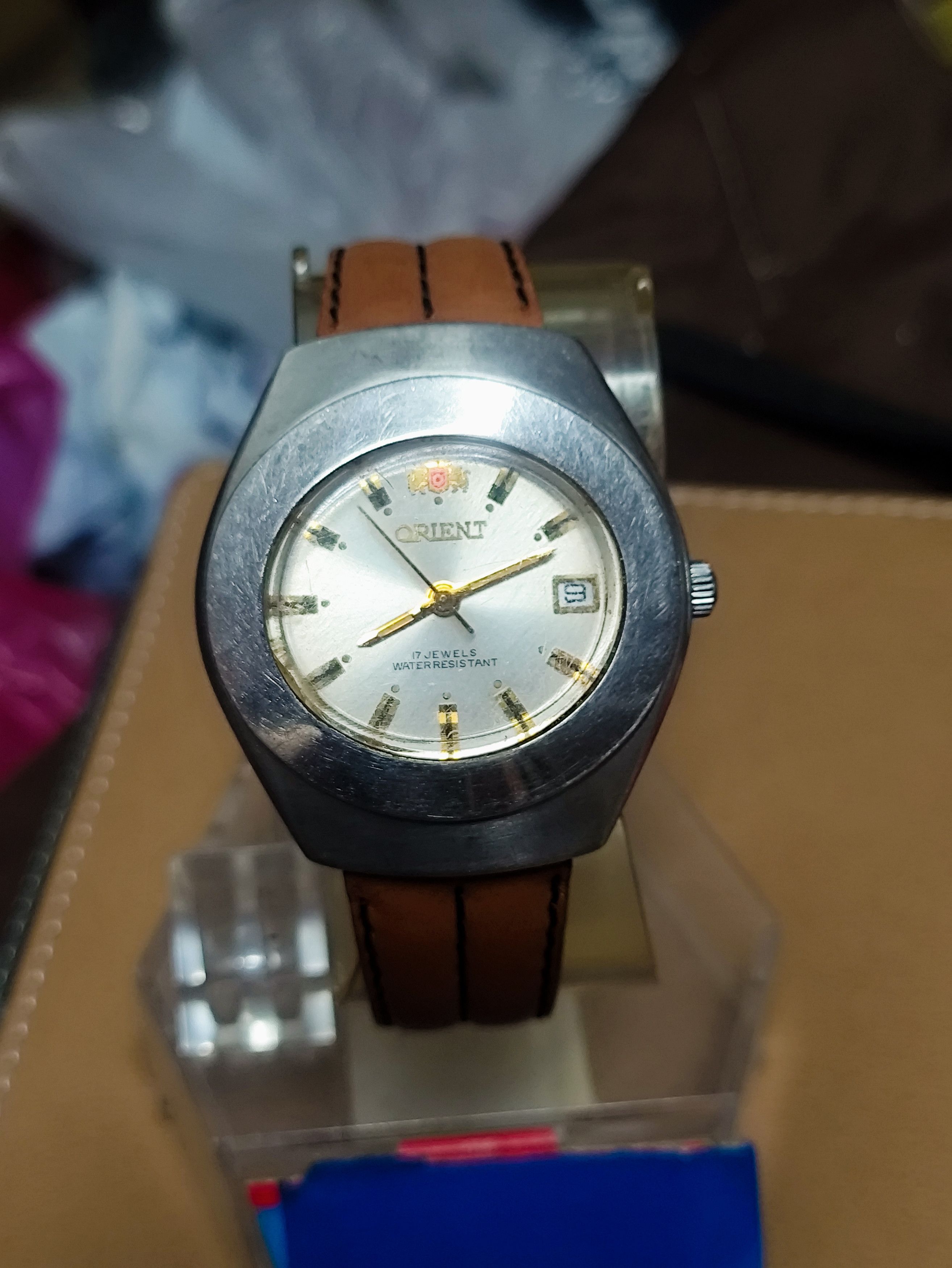 Japanese Brand × Vintage Vintage 💥 ORIENT AUTOMATIC ENGINE WATCH (JAPAN) Size ONE SIZE - 1 Thumbnail