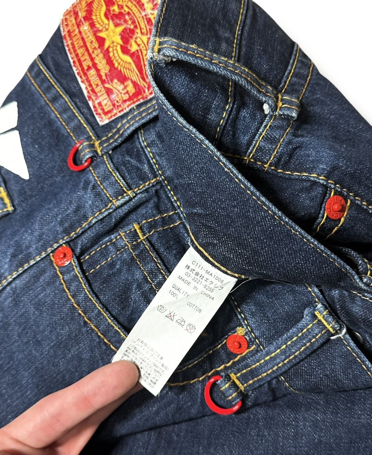 Japanese Brand Vintage Co&Lu Spellout Denim Jeans Japanese Brand Y2K Size US 30 / EU 46 - 10 Thumbnail