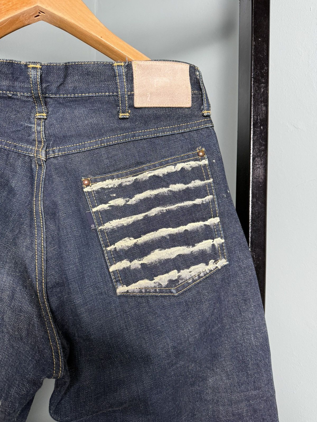 ABAHOUSE JAPANESE DENIM ABAHOUSE CO JEANS INDIGO Size US 30 / EU 46 - 4 Thumbnail