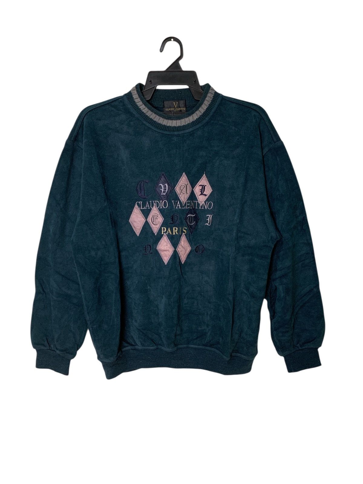 Valentino Rare Design Vintage Claudio Paris Sweatshirts Size L / US 10 / IT 46 - 1 Thumbnail