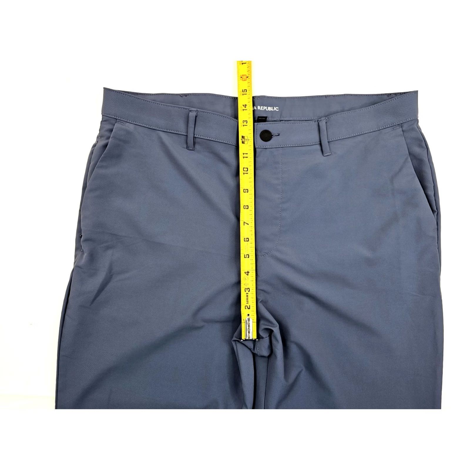 Banana Republic Banana Republic Performance Golf Flat Front Pants Men 40x29 Blue Regular Inseam 29 Khakis Solid Pockets Golf Theme Mens Size US 40 / EU 56 - 4 Thumbnail