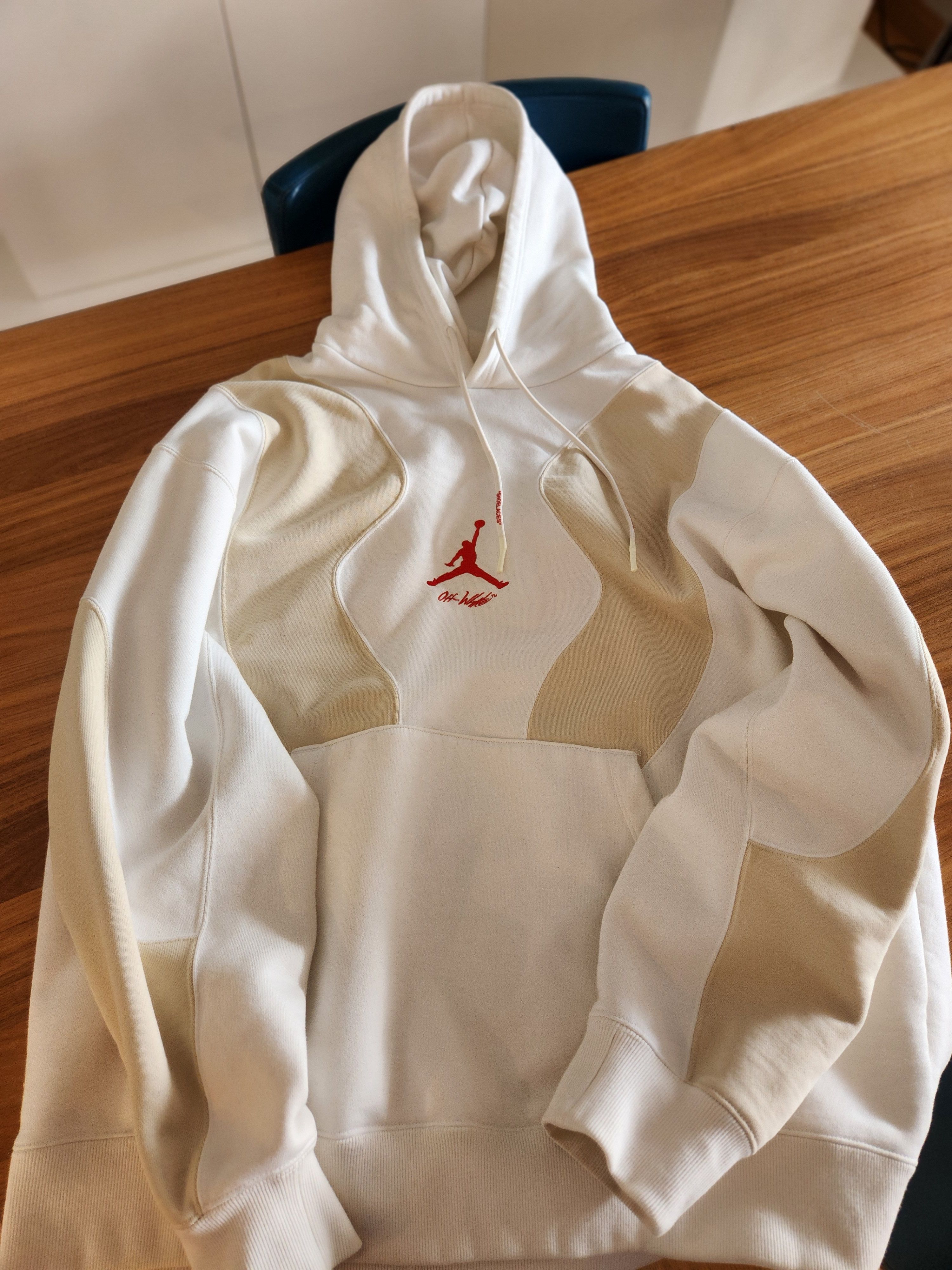 Jordan Brand × Off-White OFF WHITE X JORDAN HOODIE WHITE Size US XXL / EU 58 / 5 - 1 Thumbnail