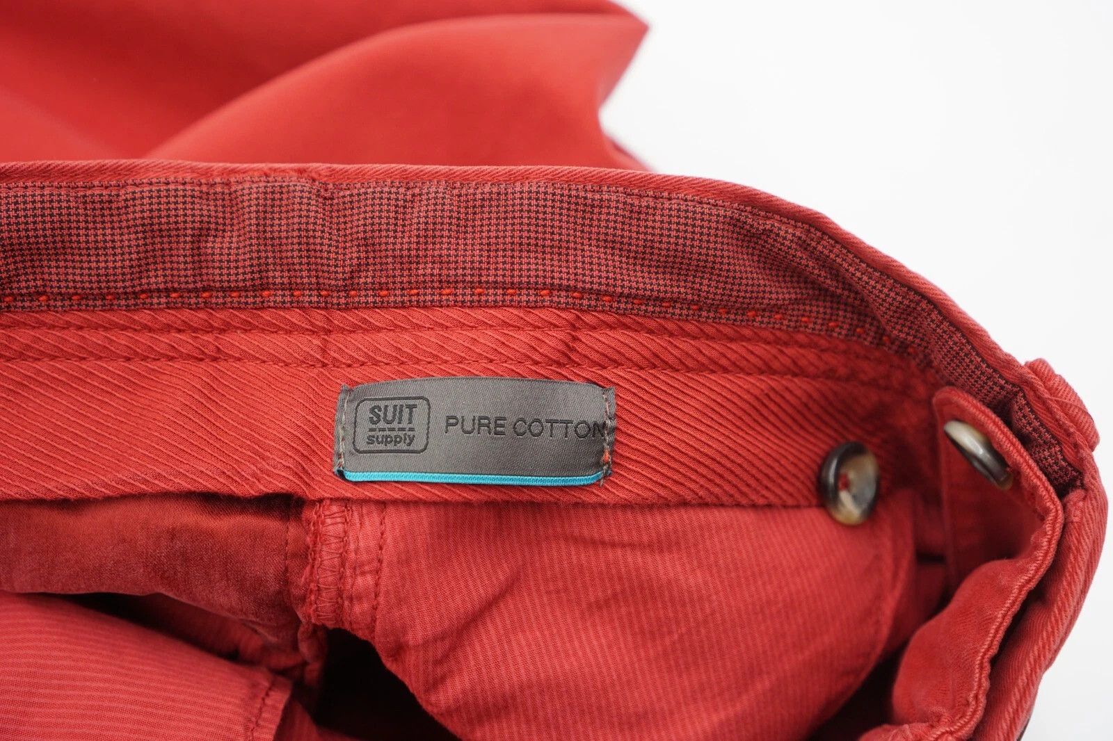 Suitsupply Men Suitsupply Chino Pants Red Cotton Casual US34 W29 L36 Size US 34 / EU 50 - 6 Thumbnail
