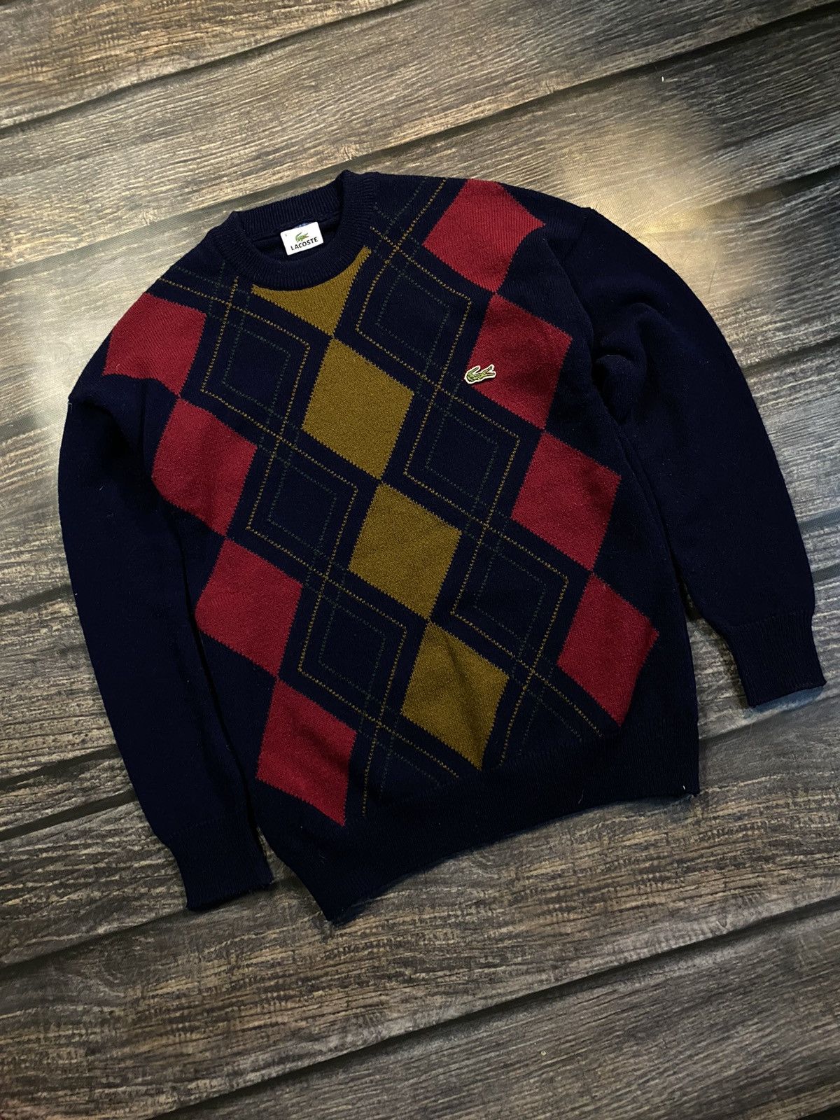 Lacoste ⚡️LACOSTE WOOL SWEATER Size US S / EU 44-46 / 1 - 2 Thumbnail