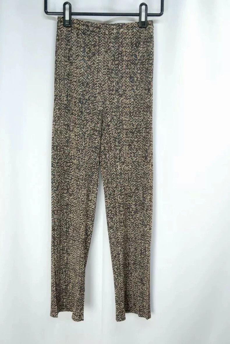 Issey Miyake issey miyake size:2 Linen slim straight-leg pants Size US 27 - 1 Thumbnail