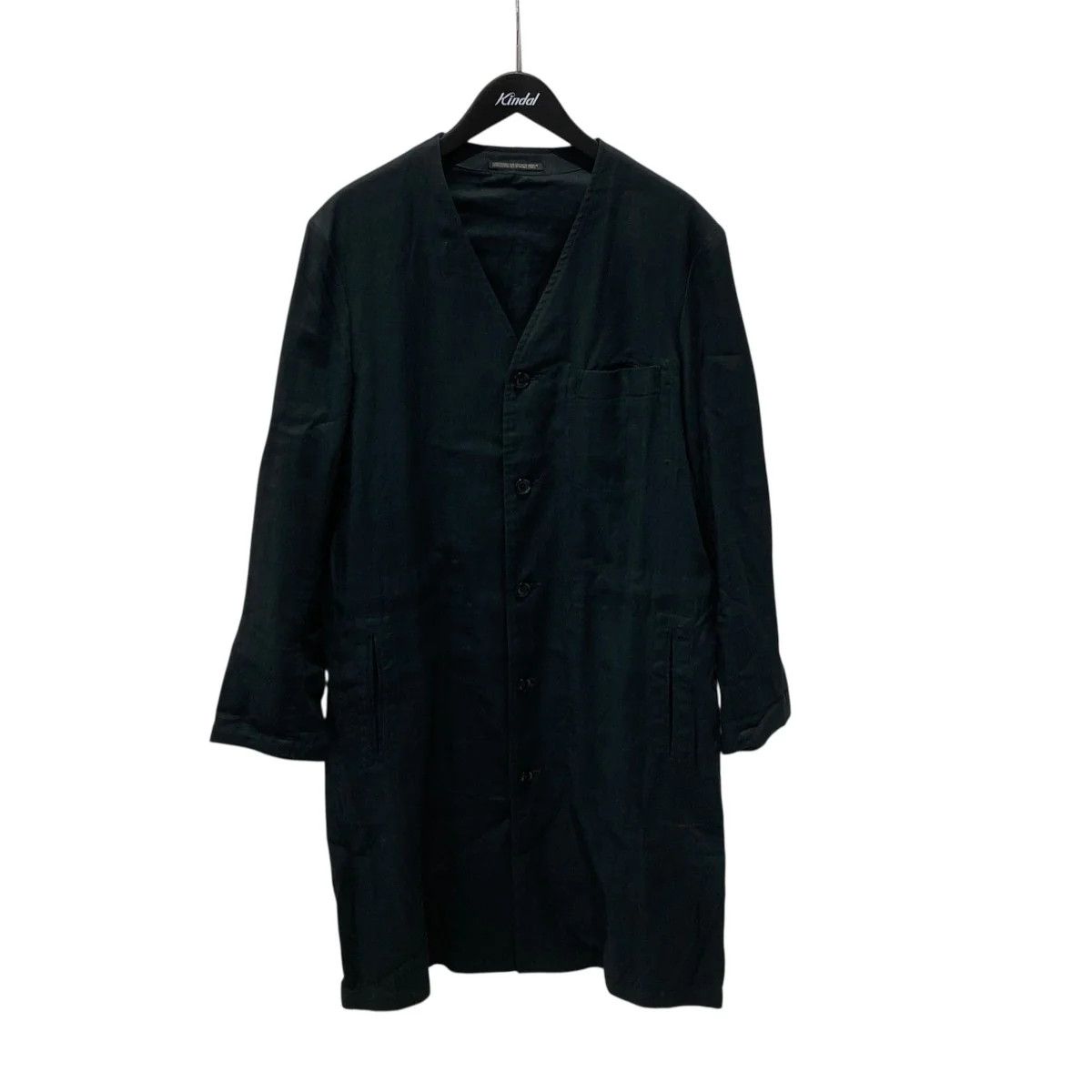 Yohji Yamamoto Yohji Yamamoto pour homme // Cotton and linen coat Size US M / EU 48-50 / 2 - 1 Thumbnail