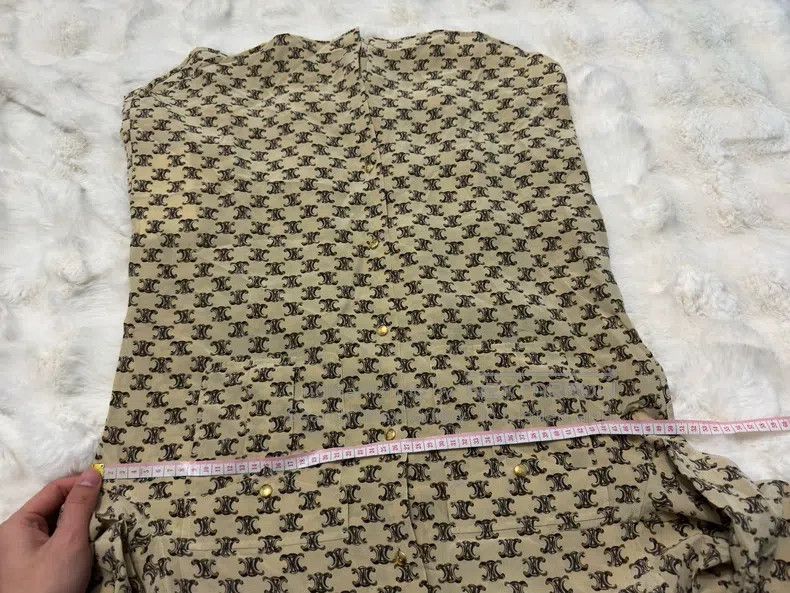 Celine CELINE Silk Women's Shirt Size XS / US 0-2 / IT 36-38 - 6 Thumbnail