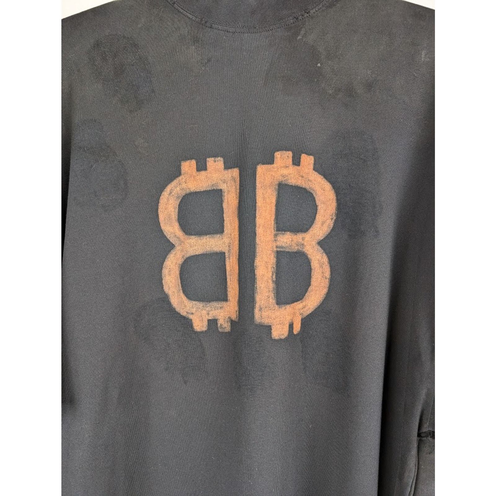 Balenciaga o1rshd1 L/S Double Front T-Shirt in Black Size US M / EU 48-50 / 2 - 11 Thumbnail