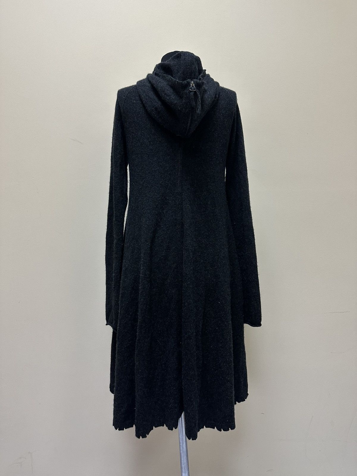 Japanese Brand × Rundholz Rundholz DIP Black Label Avant Garde Zip Hooded Wool Jacket Size S / US 4 / IT 40 - 6 Thumbnail