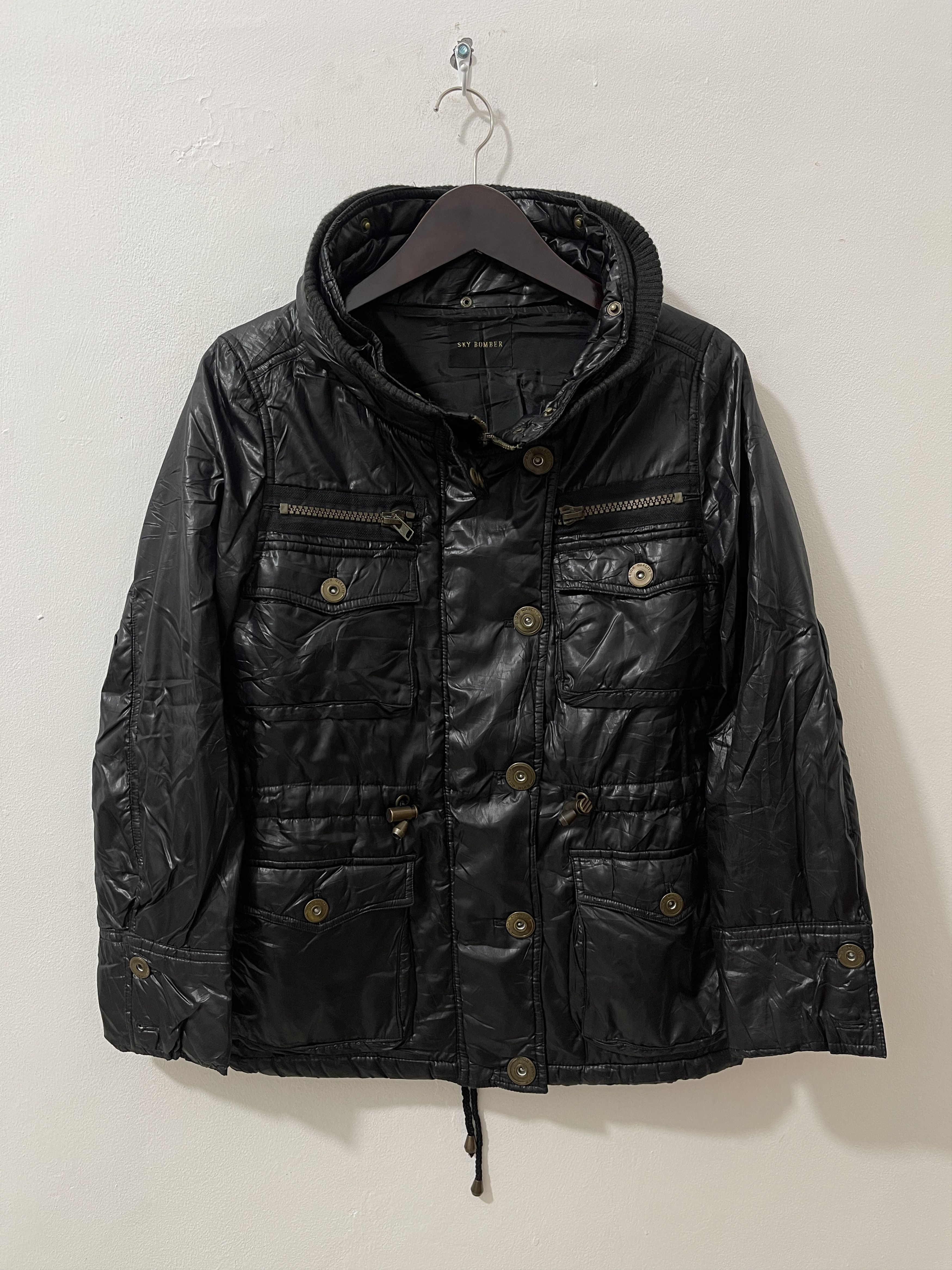 Japanese Brand 2000s Sky Bomber Archive Waxed Bono LGB Style Jacket Size US L / EU 52-54 / 3 - 1 Thumbnail