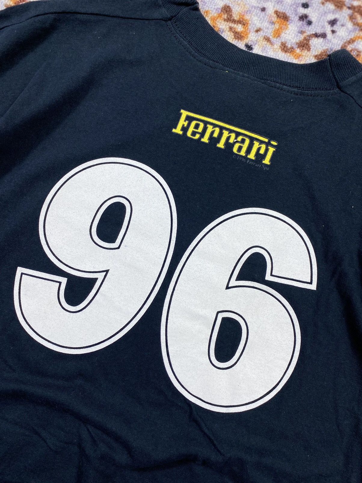 Ferrari × Vintage “RARE” Vintage Logo 1996 Ferrari By Niceman tee Size US L / EU 52-54 / 3 - 4 Thumbnail
