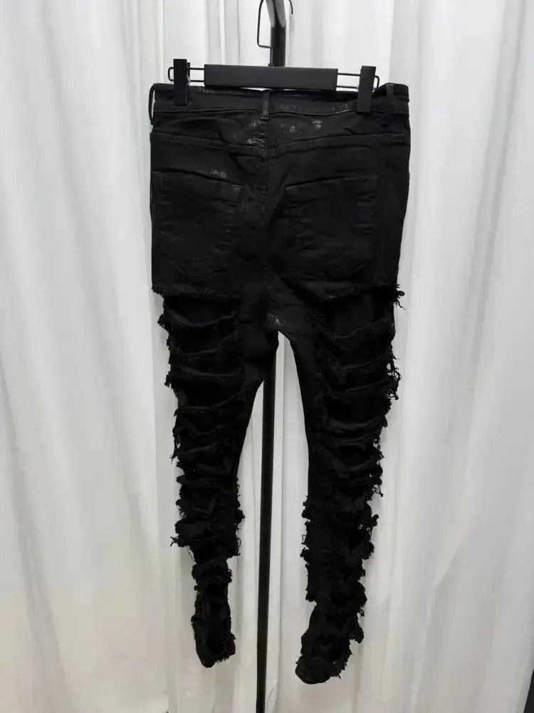 Rick Owens Rick Owens Drkshdw Distressed Tight Denim Size US 30 / EU 46 - 3 Thumbnail