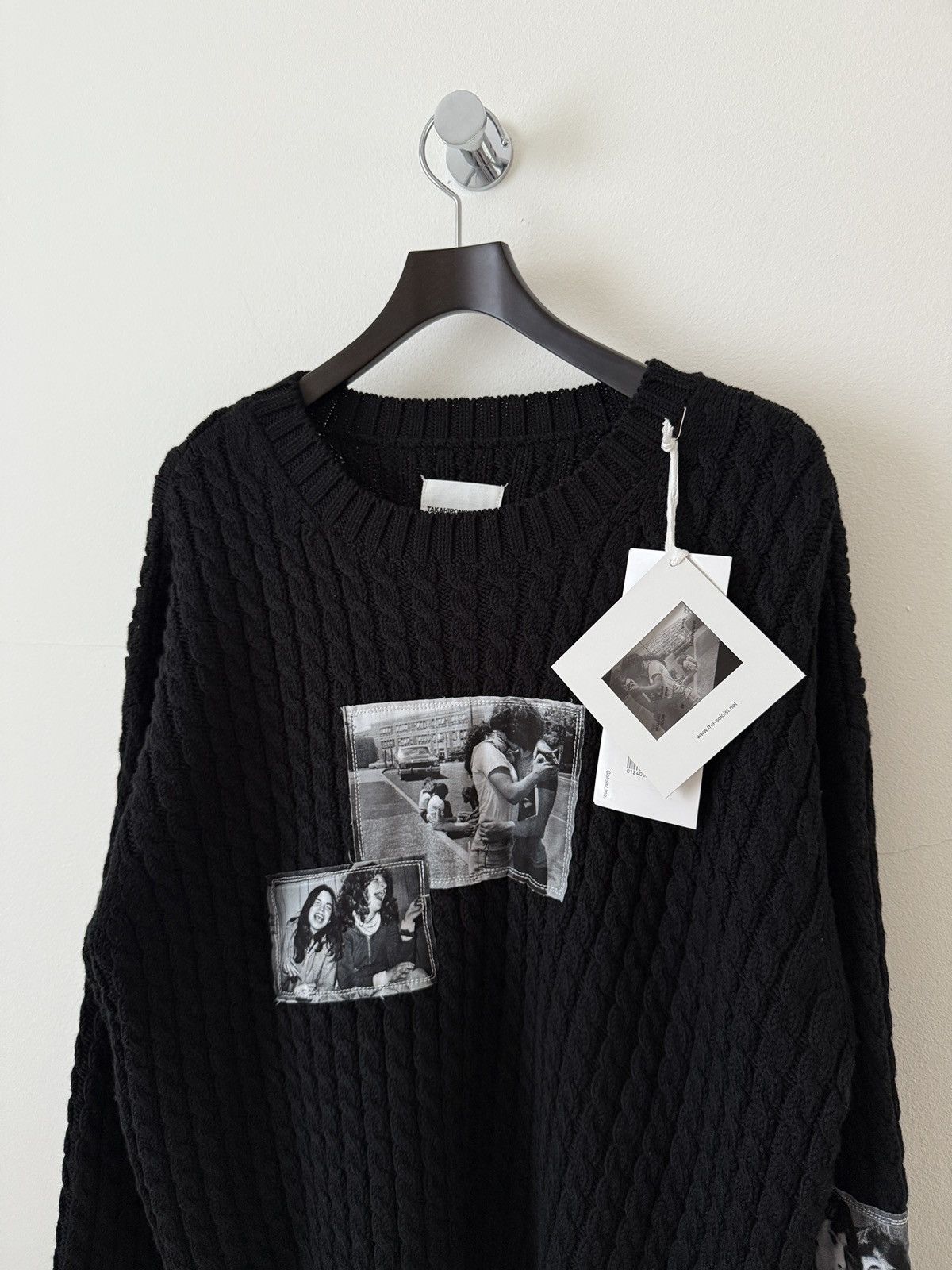 Takahiromiyashita The Soloist. Photo Patch Cable Knit Sweater Size US S / EU 44-46 / 1 - 4 Thumbnail
