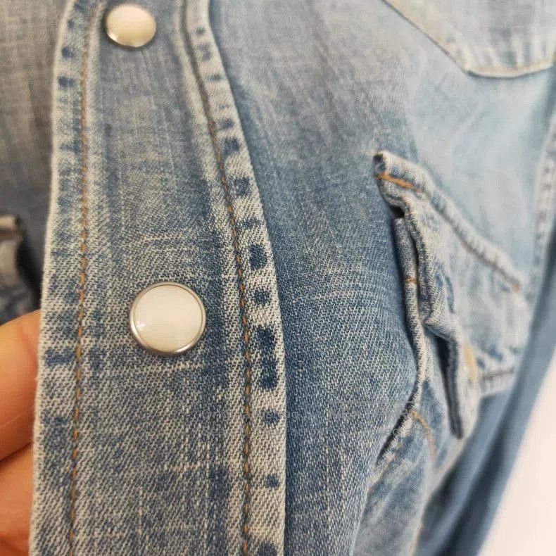 Yves Saint Laurent YSL Classic Denim Button-Up Shirt. Size US S / EU 44-46 / 1 - 5 Thumbnail