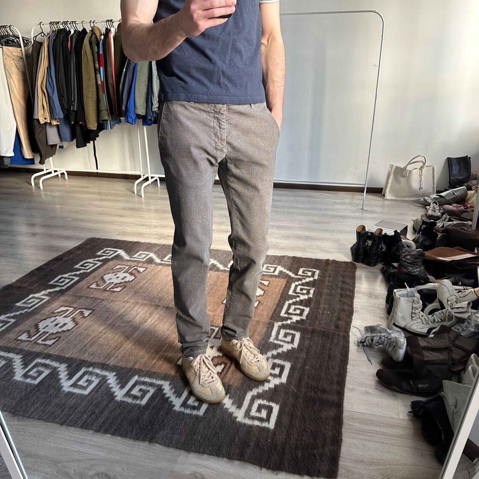 L.B.M. 1911 L.B.M. 1911 Cotton Slim Pants 8895AC Size US 34 / EU 50 - 1 Thumbnail
