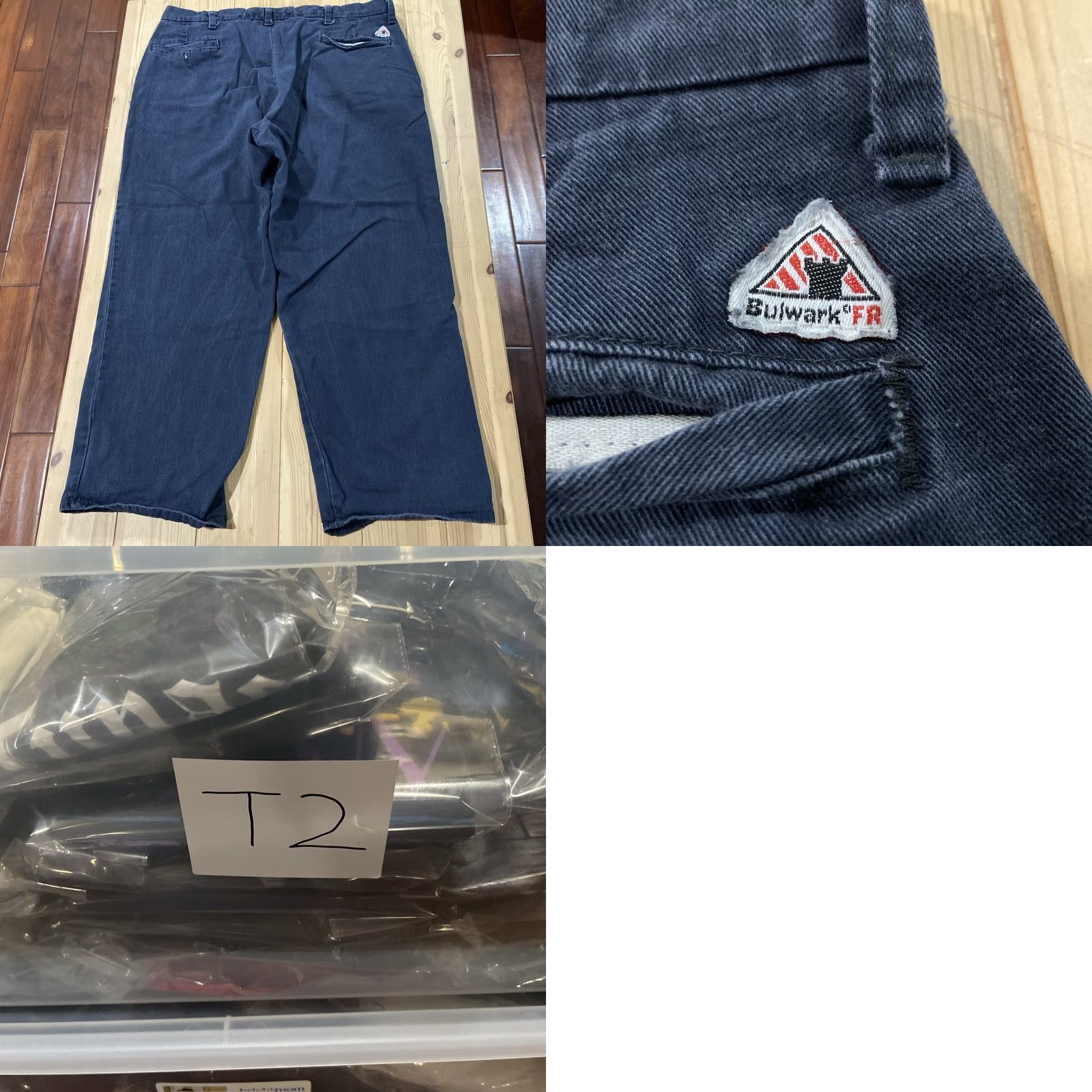 Vintage VINTAGE Bulwark FR Pants Mens 38 Navy Blue Cotton Straight Fire Resistant 38 Size US 38 / EU 54 - 8 Thumbnail